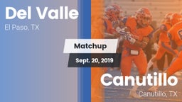 Matchup: Del Valle High vs. Canutillo  2019