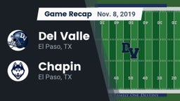 Recap: Del Valle  vs. Chapin  2019