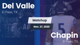 Matchup: Del Valle High vs. Chapin  2020