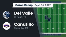 Recap: Del Valle  vs. Canutillo  2022