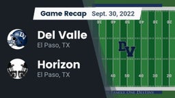 Recap: Del Valle  vs. Horizon  2022