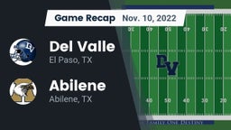 Recap: Del Valle  vs. Abilene  2022