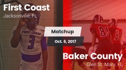 Matchup: First Coast High vs. Baker County  2017