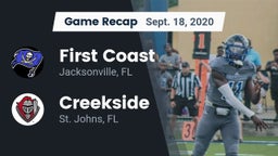 Recap: First Coast  vs. Creekside  2020
