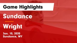 Sundance  vs Wright  Game Highlights - Jan. 10, 2020