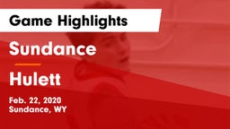 Sundance  vs Hulett  Game Highlights - Feb. 22, 2020