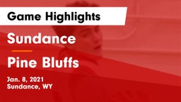Sundance  vs Pine Bluffs  Game Highlights - Jan. 8, 2021