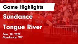 Sundance  vs Tongue River  Game Highlights - Jan. 28, 2022