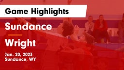Sundance  vs Wright  Game Highlights - Jan. 20, 2023