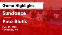 Sundance  vs Pine Bluffs Game Highlights - Feb. 23, 2023