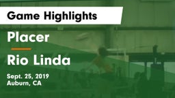Placer  vs Rio Linda  Game Highlights - Sept. 25, 2019