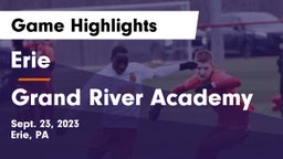 Erie  vs Grand River Academy Game Highlights - Sept. 23, 2023