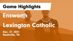 Ensworth  vs Lexington Catholic  Game Highlights - Dec. 27, 2021