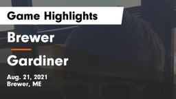 Brewer  vs Gardiner Game Highlights - Aug. 21, 2021