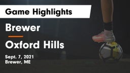 Brewer  vs Oxford Hills  Game Highlights - Sept. 7, 2021