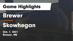 Brewer  vs Skowhegan  Game Highlights - Oct. 7, 2021