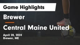 Brewer  vs Central Maine United Game Highlights - April 28, 2024