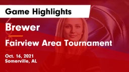 Brewer  vs Fairview Area Tournament Game Highlights - Oct. 16, 2021