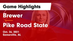 Brewer  vs Pike Road State Game Highlights - Oct. 26, 2021