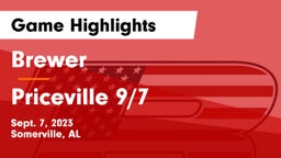 Brewer  vs Priceville 9/7 Game Highlights - Sept. 7, 2023