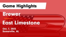 Brewer  vs East Limestone  Game Highlights - Oct. 7, 2023