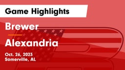Brewer  vs Alexandria Game Highlights - Oct. 26, 2023