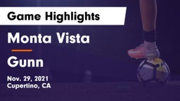 Monta Vista  vs Gunn Game Highlights - Nov. 29, 2021