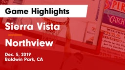 Sierra Vista  vs Northview  Game Highlights - Dec. 5, 2019