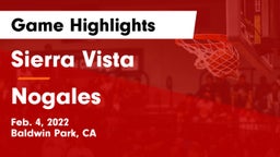 Sierra Vista  vs Nogales Game Highlights - Feb. 4, 2022