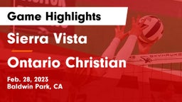 Sierra Vista  vs Ontario Christian  Game Highlights - Feb. 28, 2023