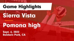 Sierra Vista  vs Pomona high Game Highlights - Sept. 6, 2022