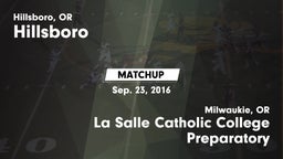Matchup: Hillsboro High vs. La Salle Catholic College Preparatory 2016