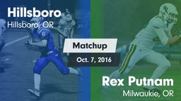 Matchup: Hillsboro High vs. Rex Putnam  2016
