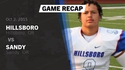 Recap: Hillsboro  vs. Sandy  2015