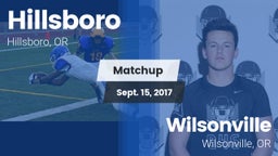 Matchup: Hillsboro High vs. Wilsonville  2017