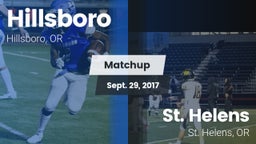 Matchup: Hillsboro High vs. St. Helens  2017