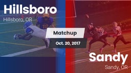 Matchup: Hillsboro High vs. Sandy  2017