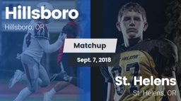 Matchup: Hillsboro High vs. St. Helens  2018