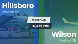 Matchup: Hillsboro High vs. Wilson  2018