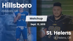 Matchup: Hillsboro High vs. St. Helens  2019