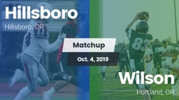 Matchup: Hillsboro High vs. Wilson  2019