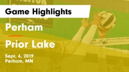 Perham  vs Prior Lake Game Highlights - Sept. 6, 2019