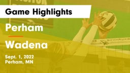 Perham  vs Wadena  Game Highlights - Sept. 1, 2022
