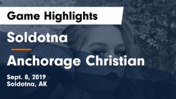 Soldotna  vs Anchorage Christian  Game Highlights - Sept. 8, 2019