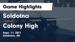 Soldotna  vs Colony High Game Highlights - Sept. 11, 2021