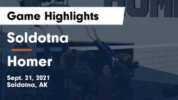 Soldotna  vs Homer  Game Highlights - Sept. 21, 2021