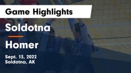 Soldotna  vs Homer   Game Highlights - Sept. 13, 2022