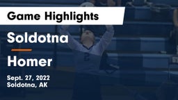 Soldotna  vs Homer  Game Highlights - Sept. 27, 2022