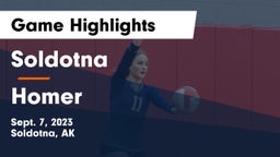 Soldotna  vs Homer  Game Highlights - Sept. 7, 2023