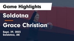 Soldotna  vs Grace Christian  Game Highlights - Sept. 29, 2023